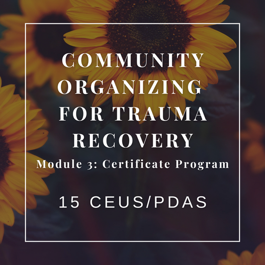 Advanced Community Organizing for Trauma Recovery - How to Be Effective, Ethical, and Inclusive