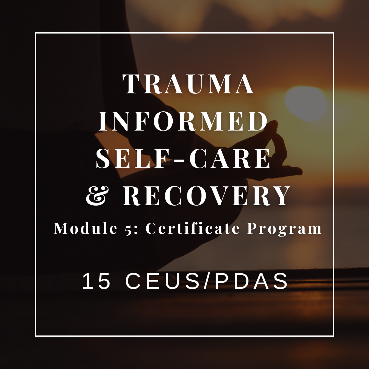 Trauma-informed Self Care & Recovery