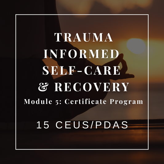 Trauma-informed Self Care & Recovery