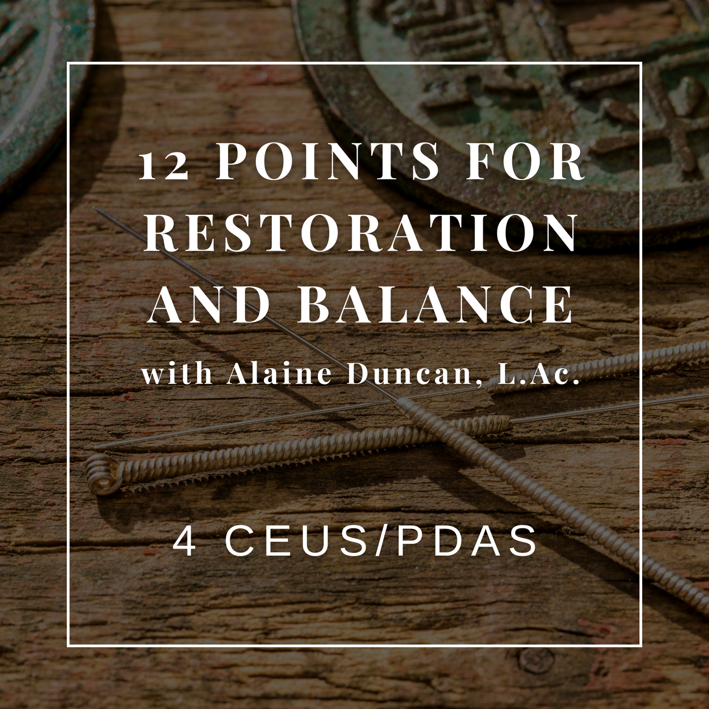 12 Points for Restoration & Balance Approach to Trauma Treatment