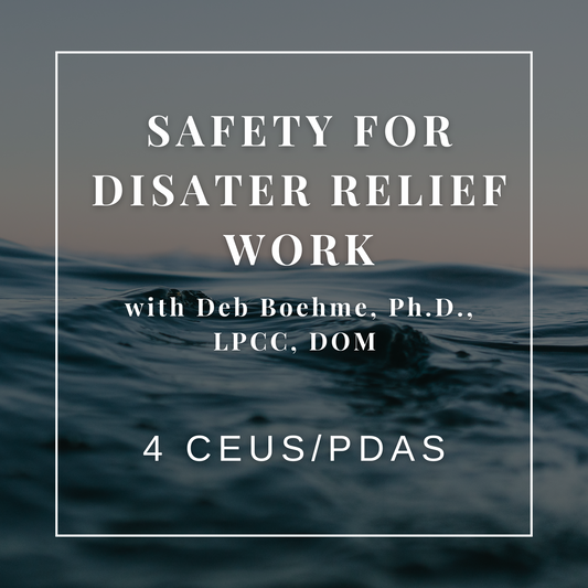 Safety for Disaster Relief Work