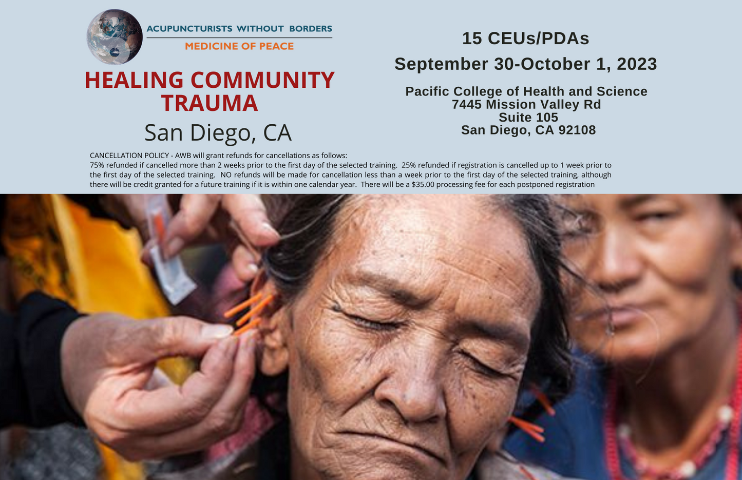 SAN DIEGO Healing Community Trauma in Times of Crisis (34B2303)