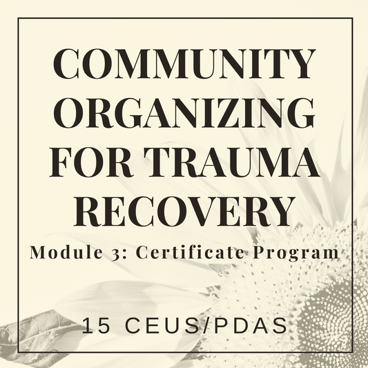 Advanced Community Organizing for Trauma Recovery - How to Be Effective, Ethical, and Inclusive